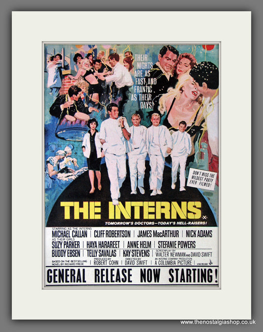 The Interns. 1963 Original advert (ref AD55928)