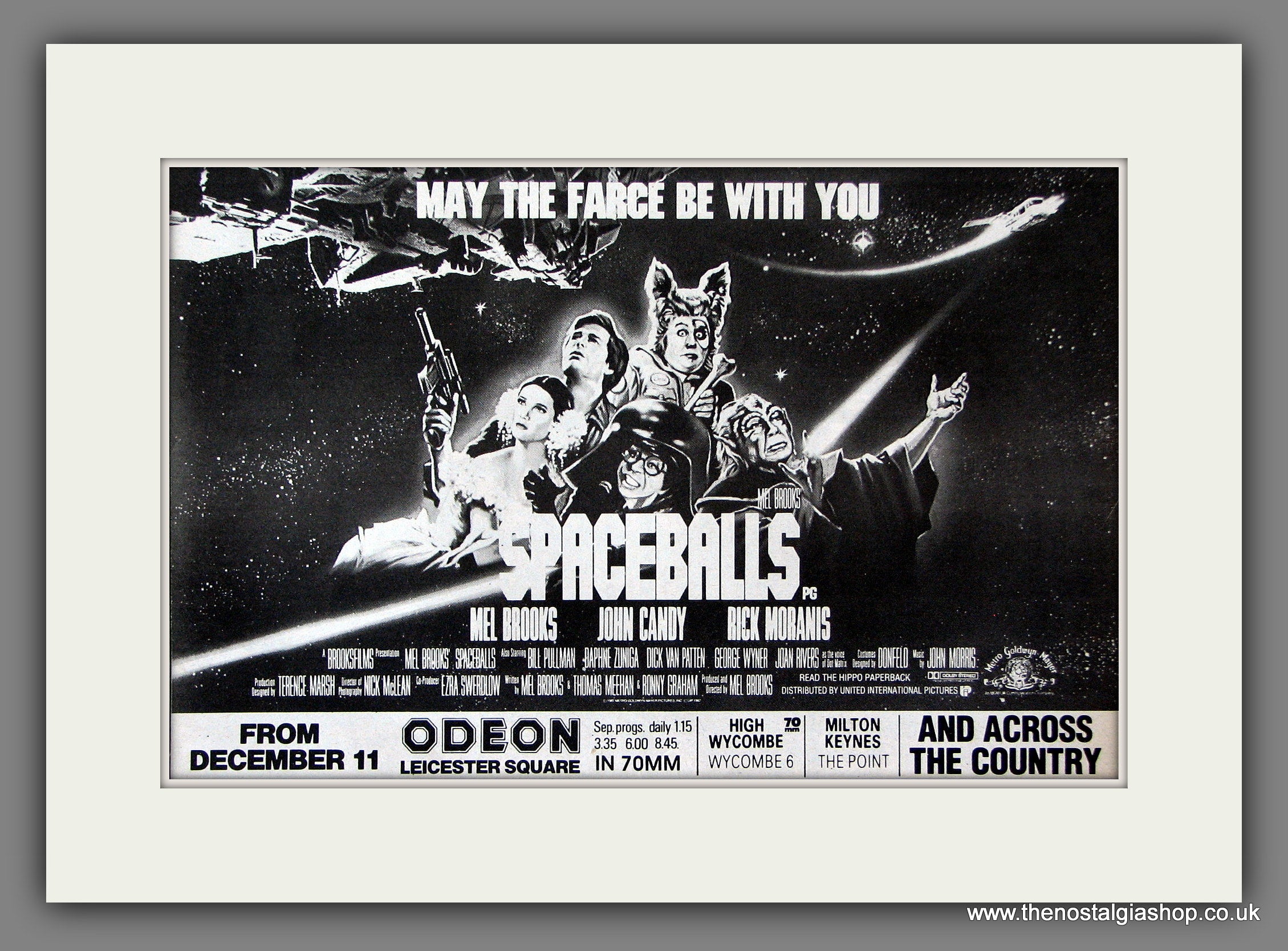 Spacveballs Spaceballs. Mel Brooks. Original Advert 1987 (ref AD55944) – The ...