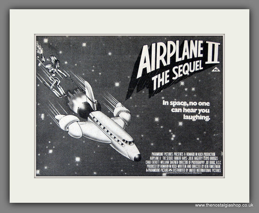 Airplane II The Sequel. Original Advert 1983 (ref AD55951)