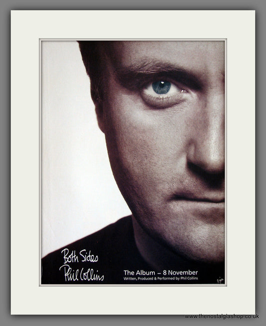 Phil Collins. Both Sides. 1993 Original Advert (ref AD55870)