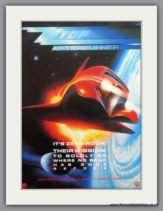 ZZ Top. Afterburner. 1985 Original Advert (ref AD51570)