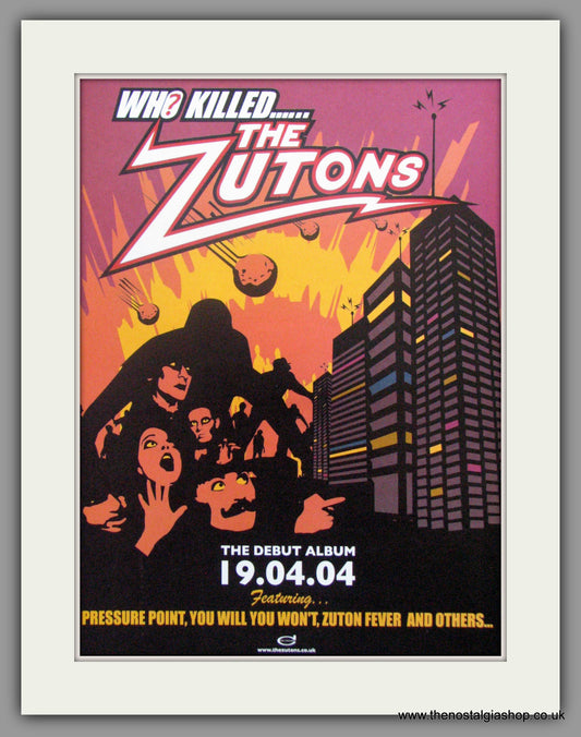 Zutons. Who Killed The Zutons. 2004 Original Advert (ref AD51617)