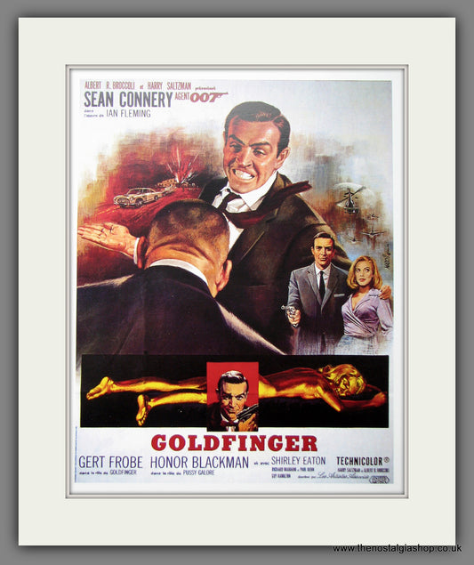 James Bond. Goldfinger. Reproduction Advert (ref PR13444)