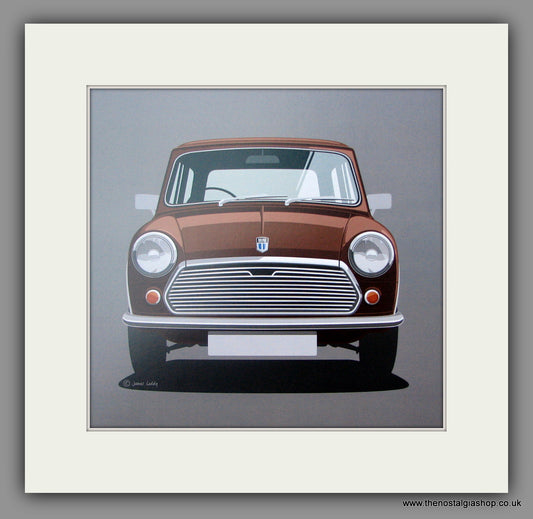 Mini.  Mounted print.