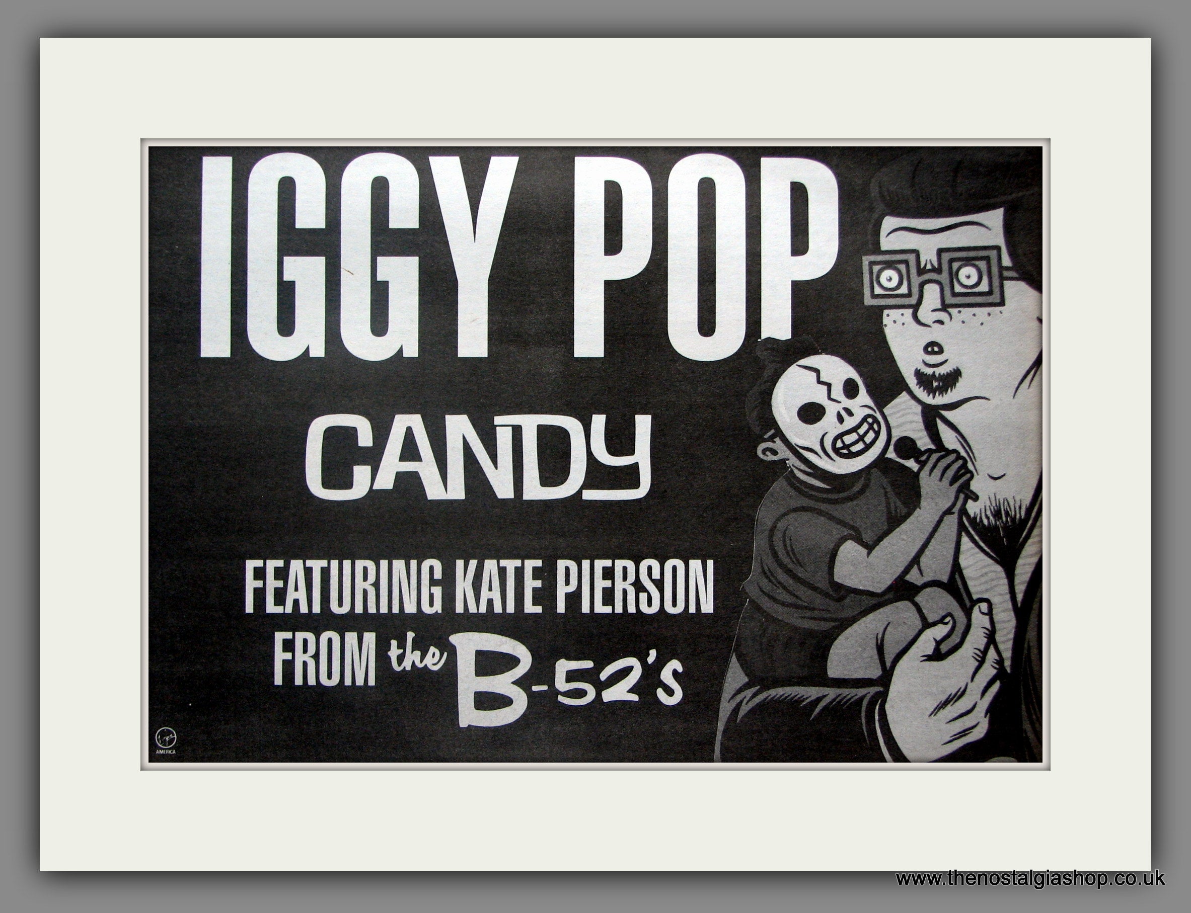 Iggy Pop. Candy. 1990 Original Advert (ref AD50927) The Nostalgia Shop