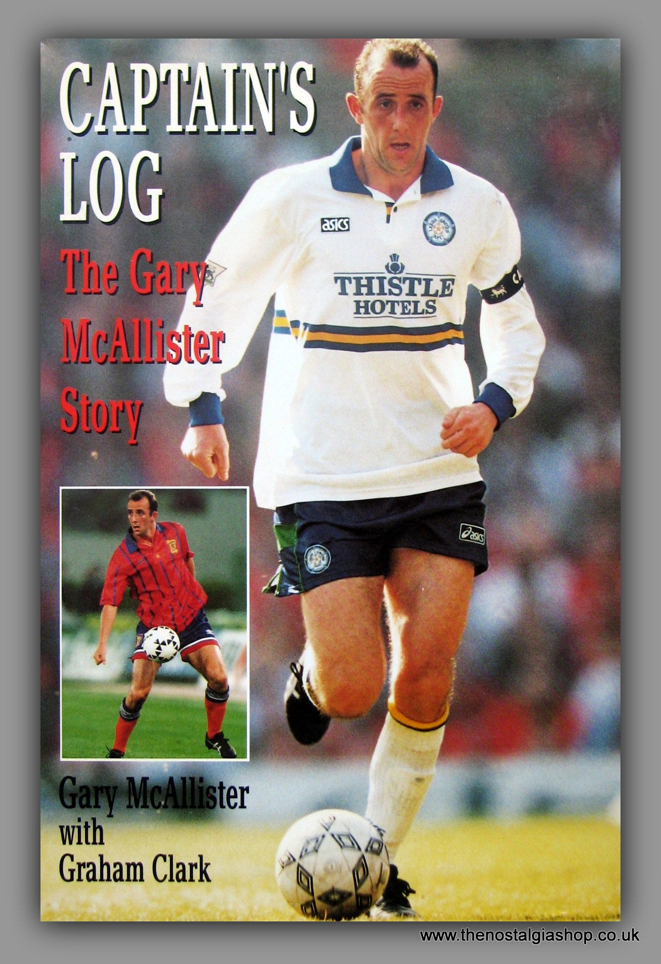 Gary McAllister. Captain's Log. Signed Biography. 1995 (ref b135)