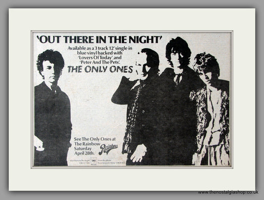 Only Ones (The) Out There In The Night. Vintage Advert 1979 (ref AD51103)