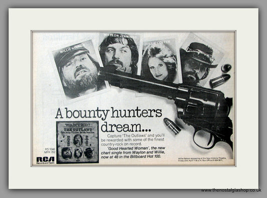 Outlaws (The) Wanted. Vintage Advert 1976 (ref AD51106)