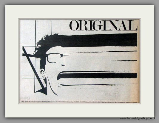 Original Mirrors. Tour and New Album. Double Vintage Advert 1980 (ref AD51125)