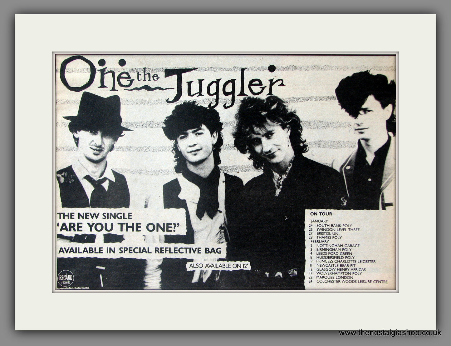 One The Juggler. Are You The One?. Vintage Advert 1984 (ref AD51127)