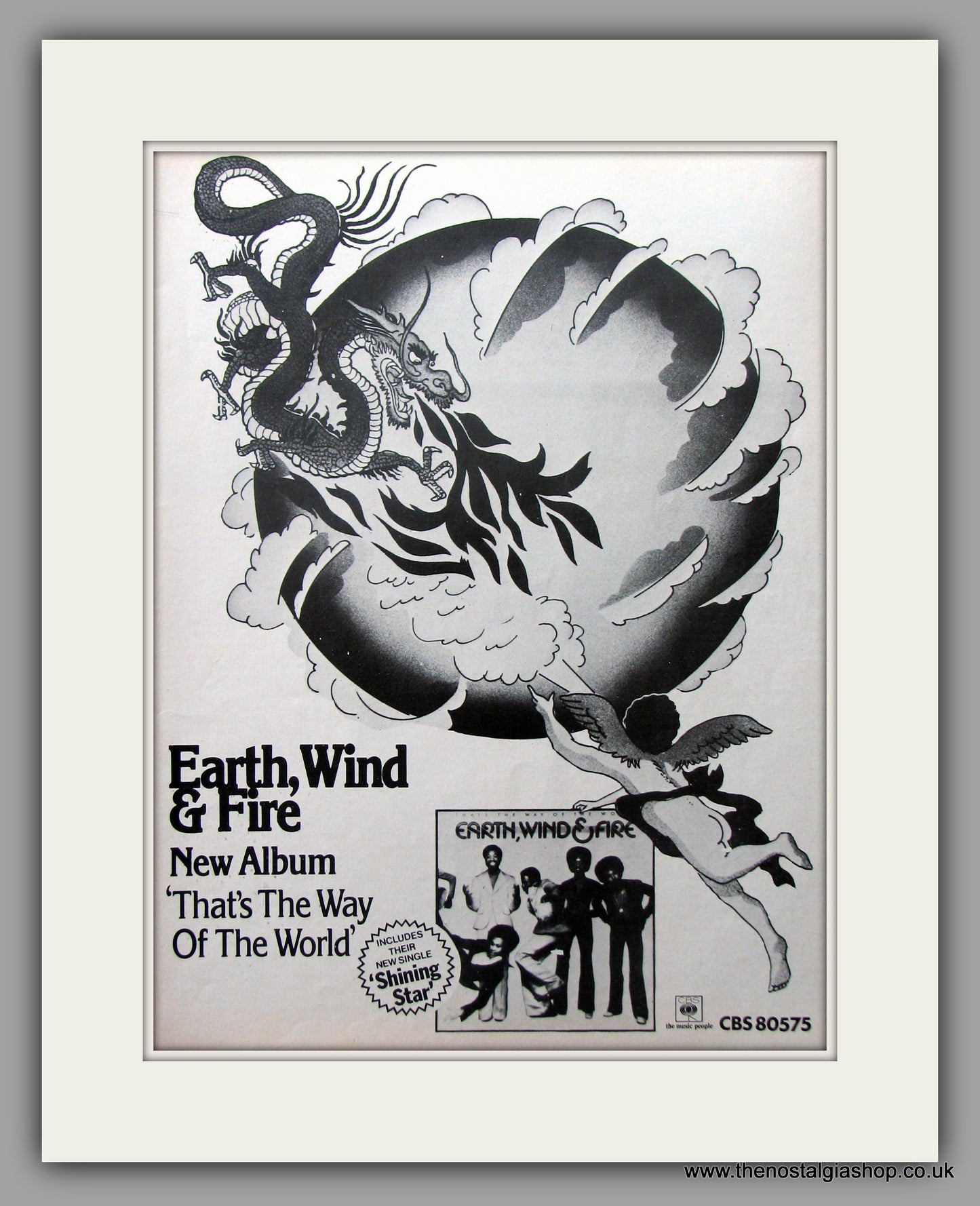 Earth, Wind and Fire. That's The Way Of The World. 1975 Original Advert (ref AD51073)