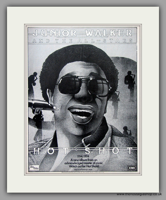 Junior Walker. Hot Shot. 1976 Original Advert (ref AD51072)