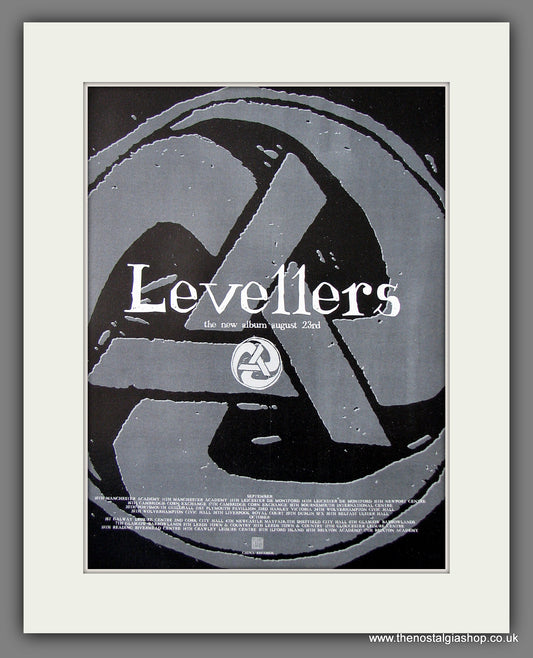 Levellers New Album. Original Advert 1993 (ref AD56060)