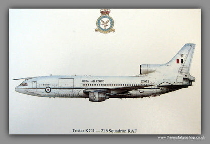 Tristar KC.1 - 216 Squadron. RAF Print.