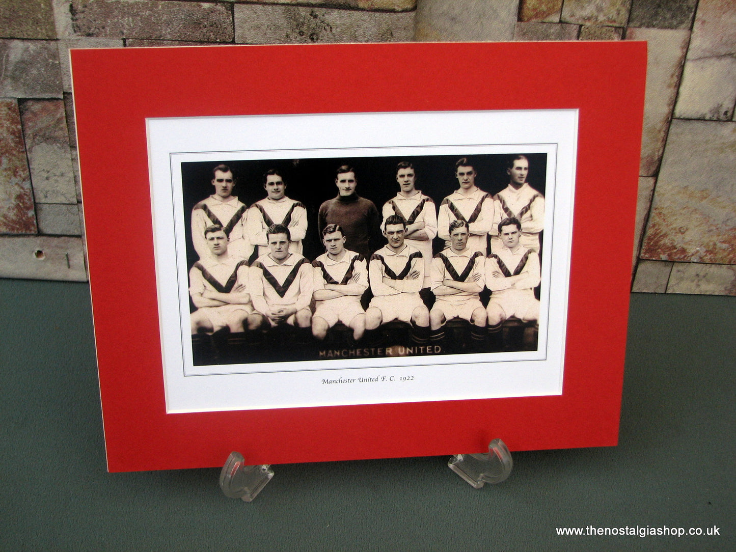 Manchester United F.C. 1922. Team Photo in Mount.
