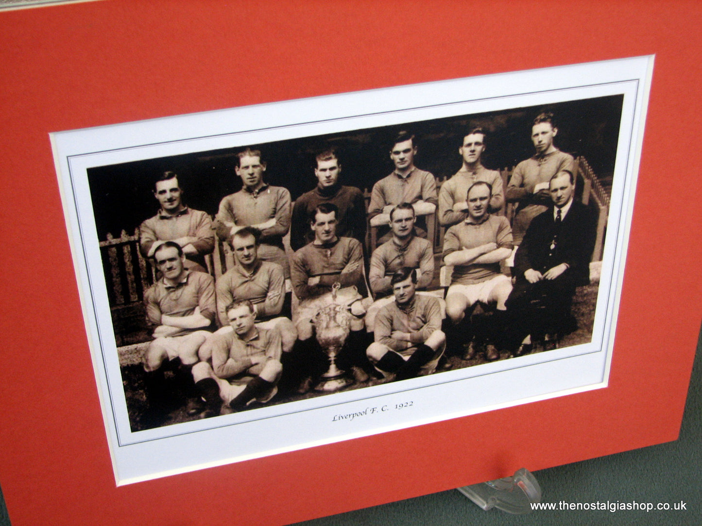 Liverpool F.C. 1922. Team Photo in Mount.