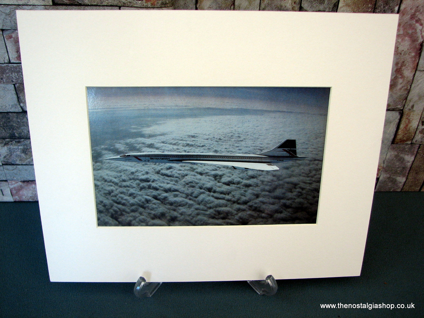Concorde. Mounted Print.