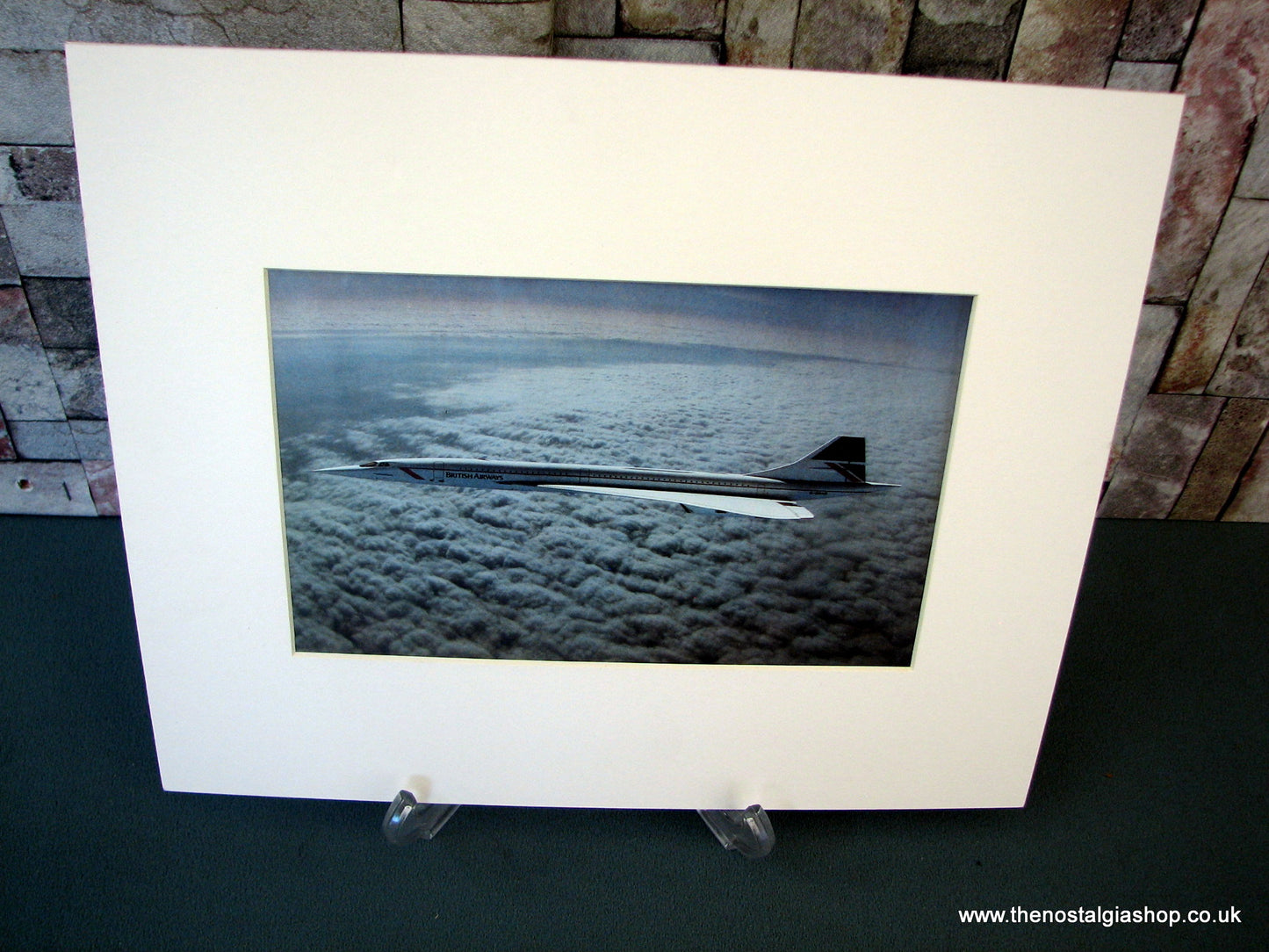 Concorde. Mounted Print.