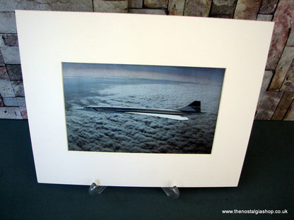 Concorde. Mounted Print.
