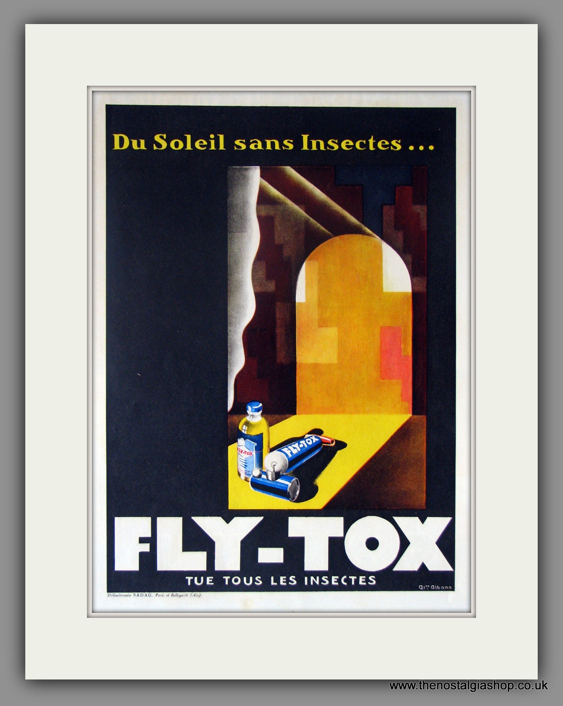 Fly-Tox Insect Spray. Original French Advert 1930 (ref AD11441) – The ...