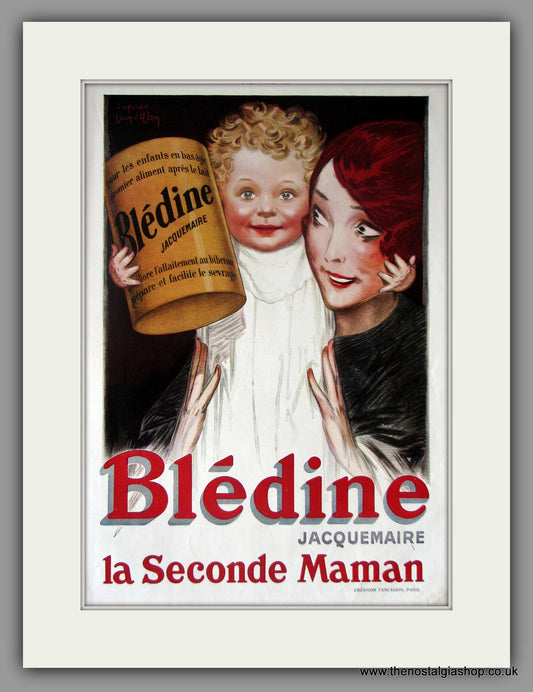 Bledine Jacquemaire. Food For Babies. Original French Advert 1930 (ref AD11436)