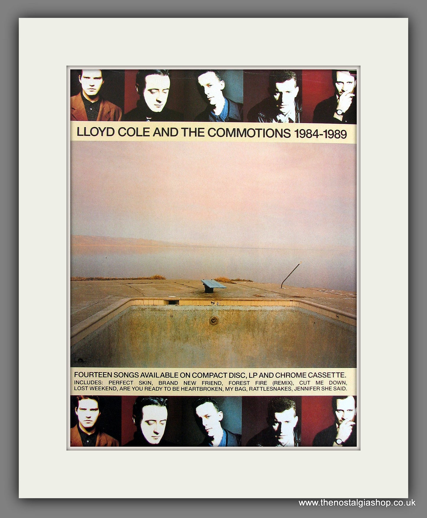 Lloyd Cole And The Commotions Fourteen Songs. Original Vintage Advert 1984 (ref AD56196)