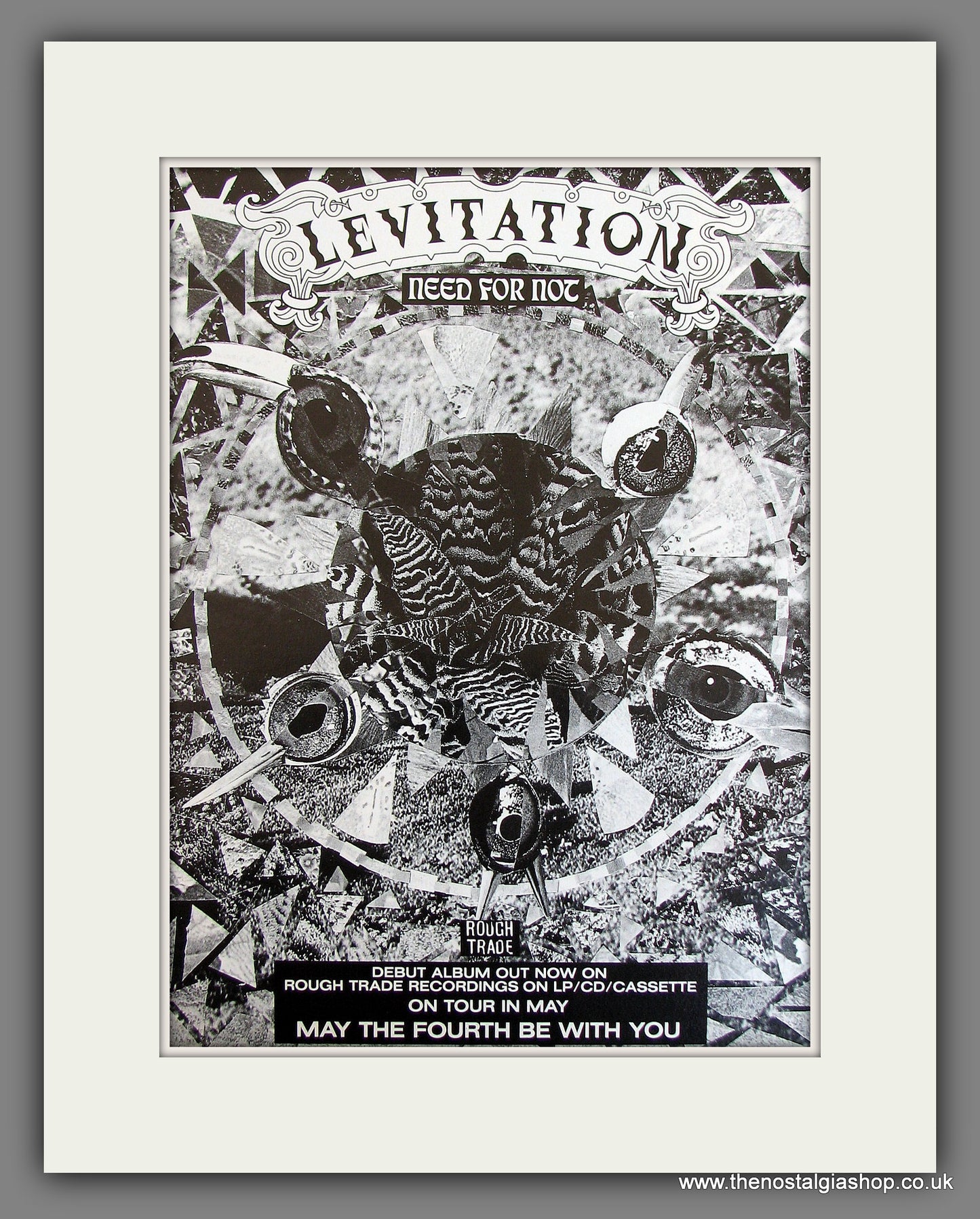 Levitation Need For Not. Original Vintage Advert 1992 (ref AD56231)