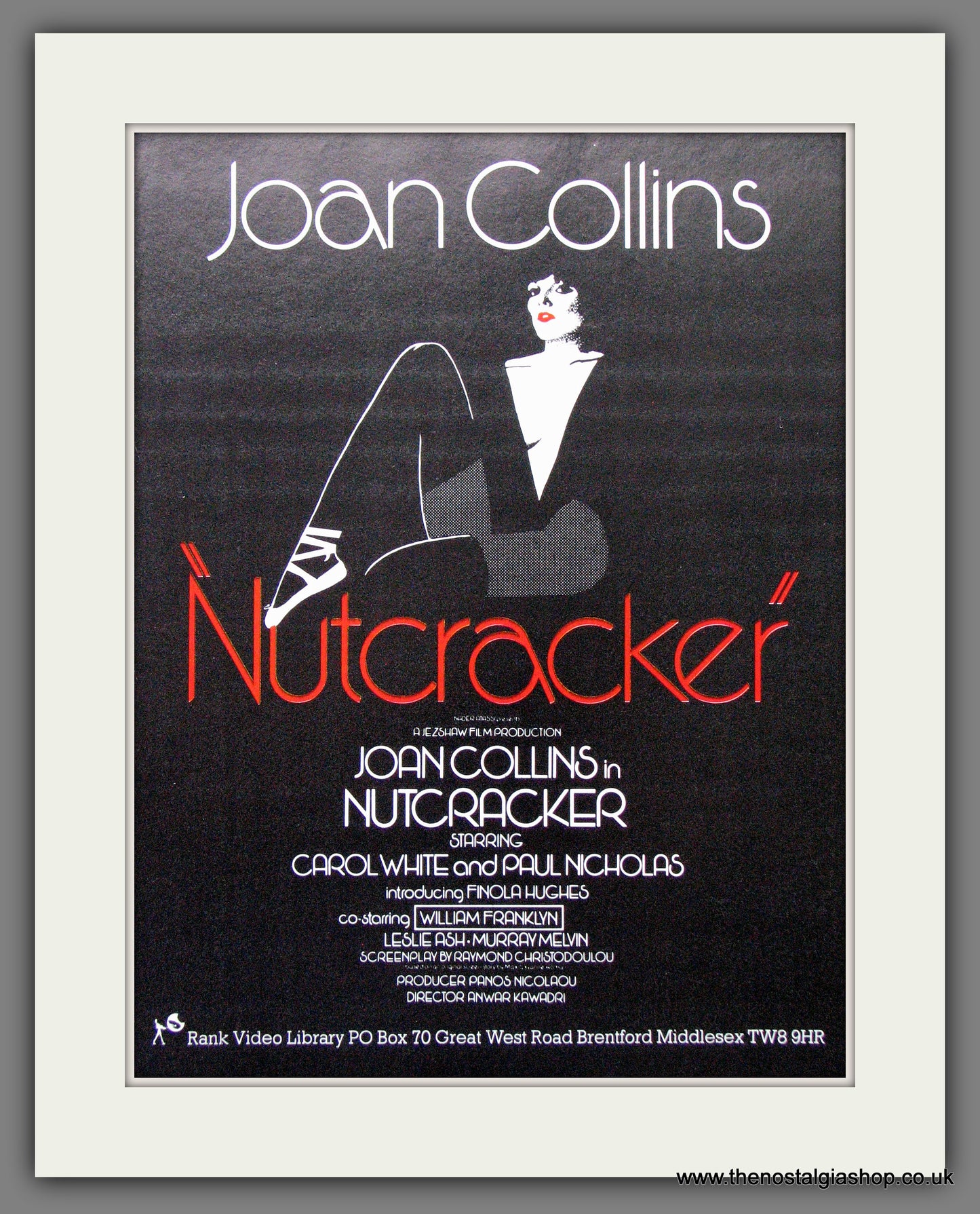 Nutcracker. Joan Collins. Vintage Original Advert 1983 (ref AD56147)