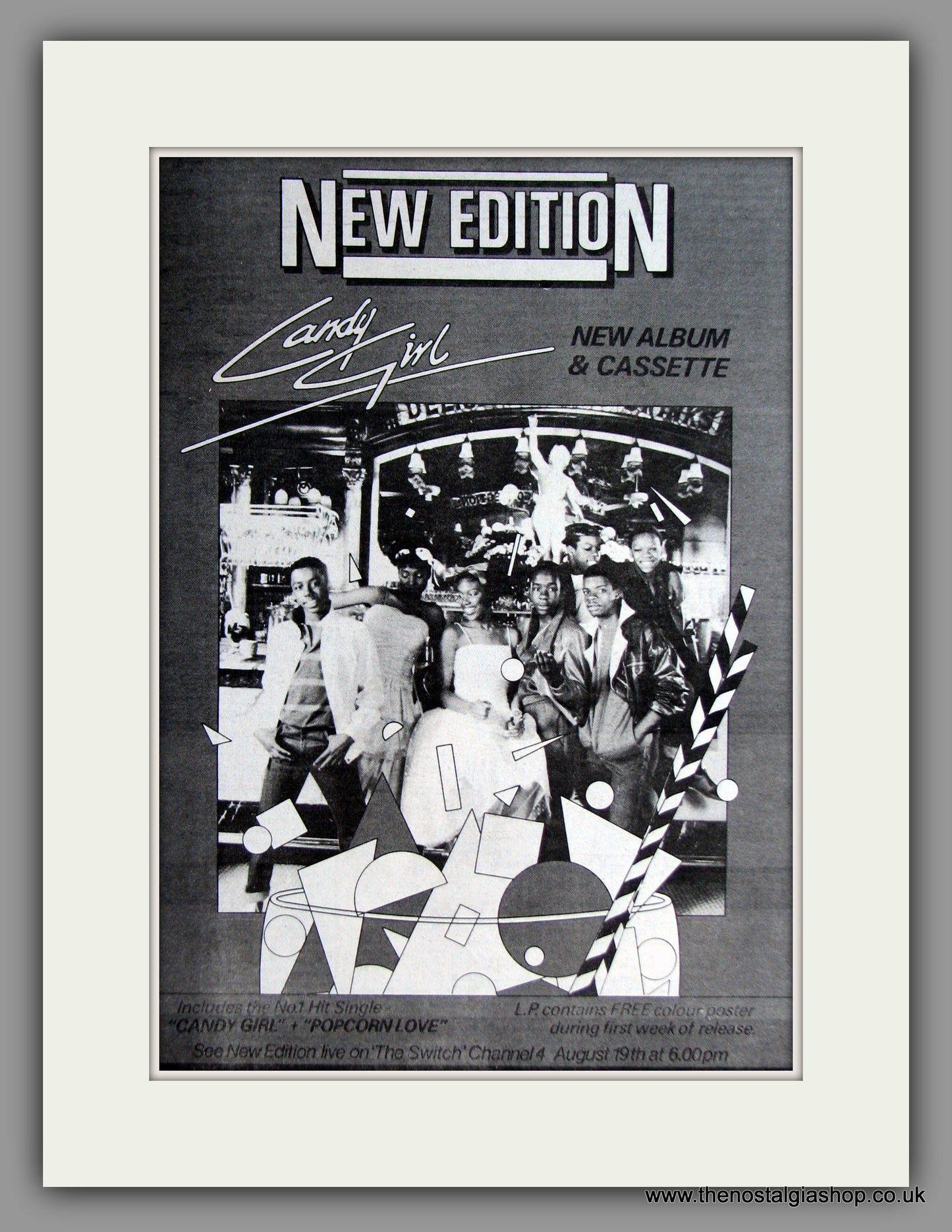 New Edition. Candy Girl. 1983 Original Advert (ref AD51364)