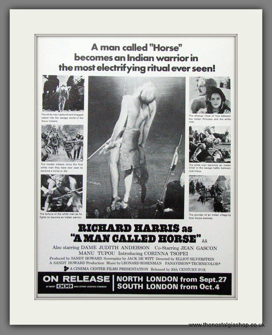 A Man Called Horse. 1970 Original advert (AD56149)