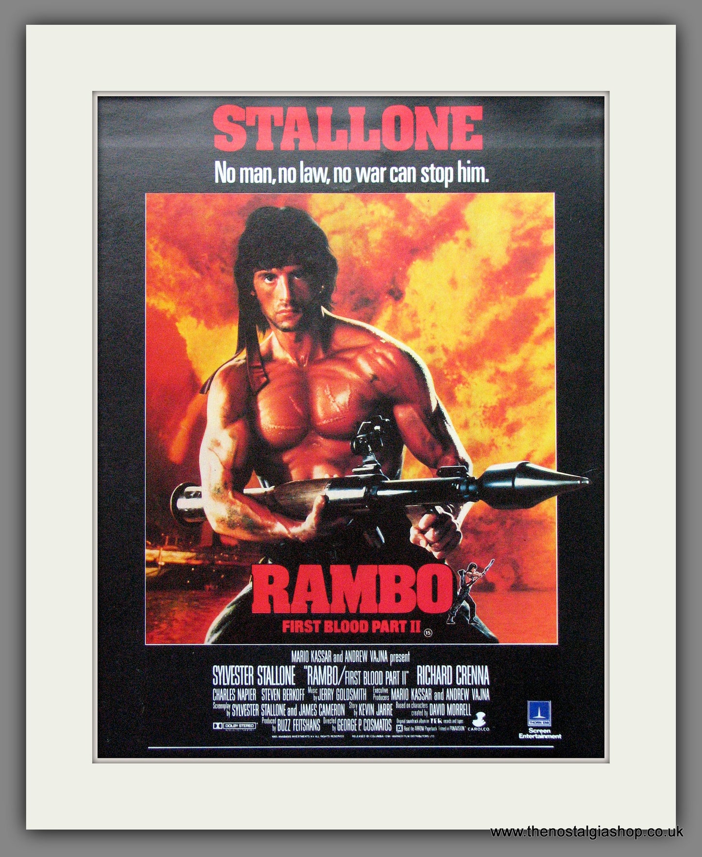 Rambo, First Blood Part II. 1986 Original advert (AD56150)