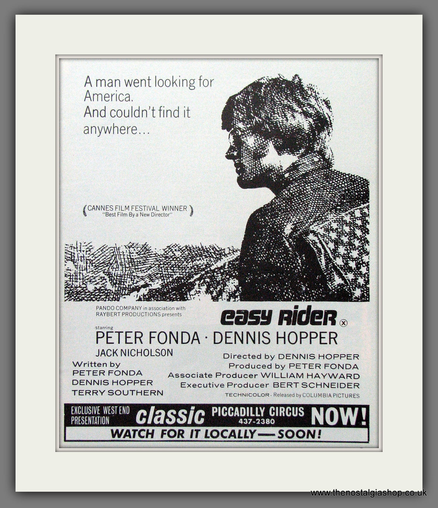Easy Rider. 1969 Original advert (AD56152)