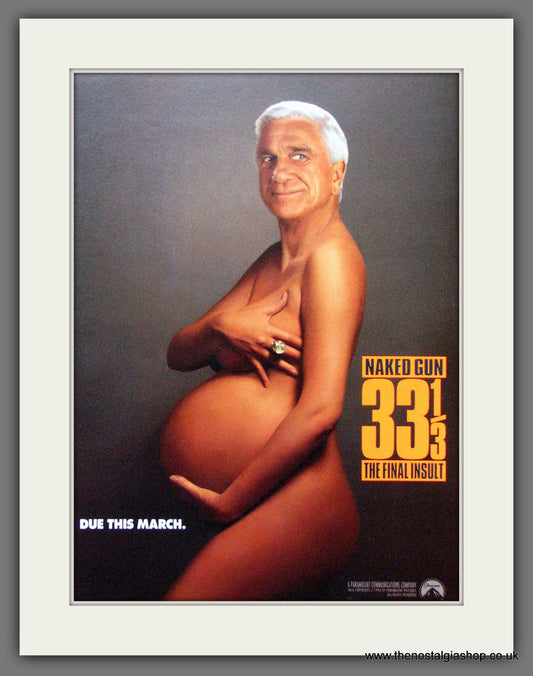 Naked Gun 33 1/3 The Final Insult. 1994 Original advert (AD56153)
