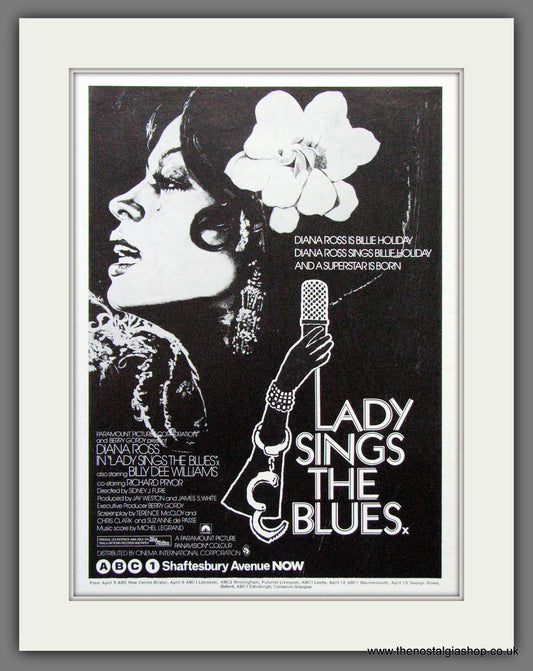 Lady Sings The Blues. Diana Ross. 1973 Original advert (AD56160)