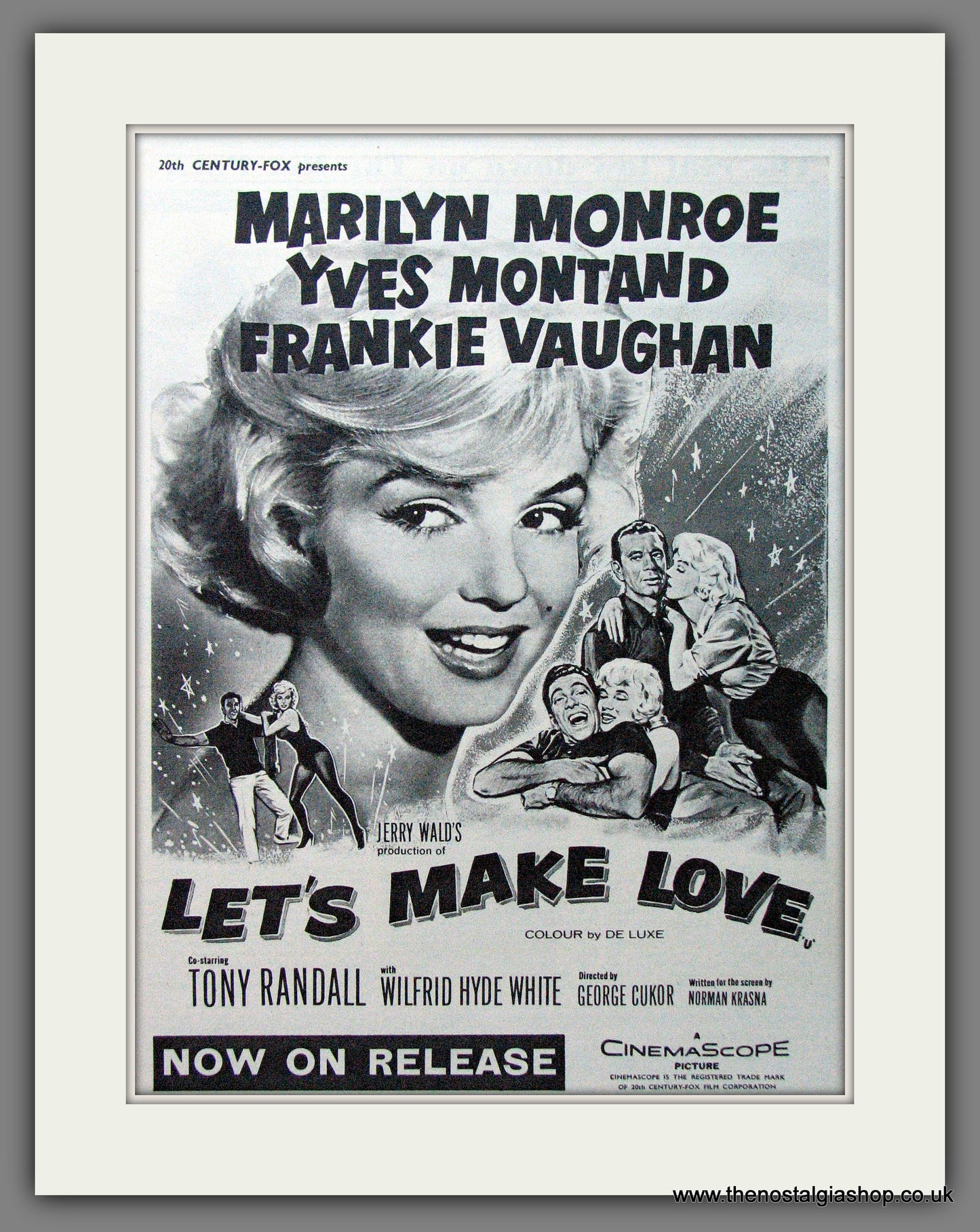 Let's Make Love. Marilyn Monroe. 1960 Original advert (AD56181)
