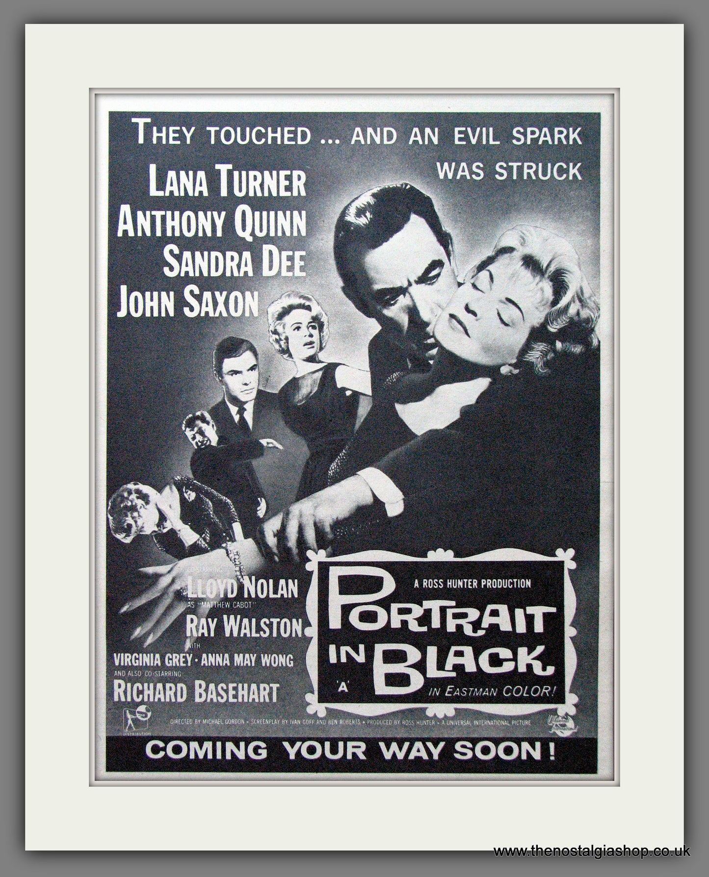 Portrait In Black. 1960 Original advert (AD56186)