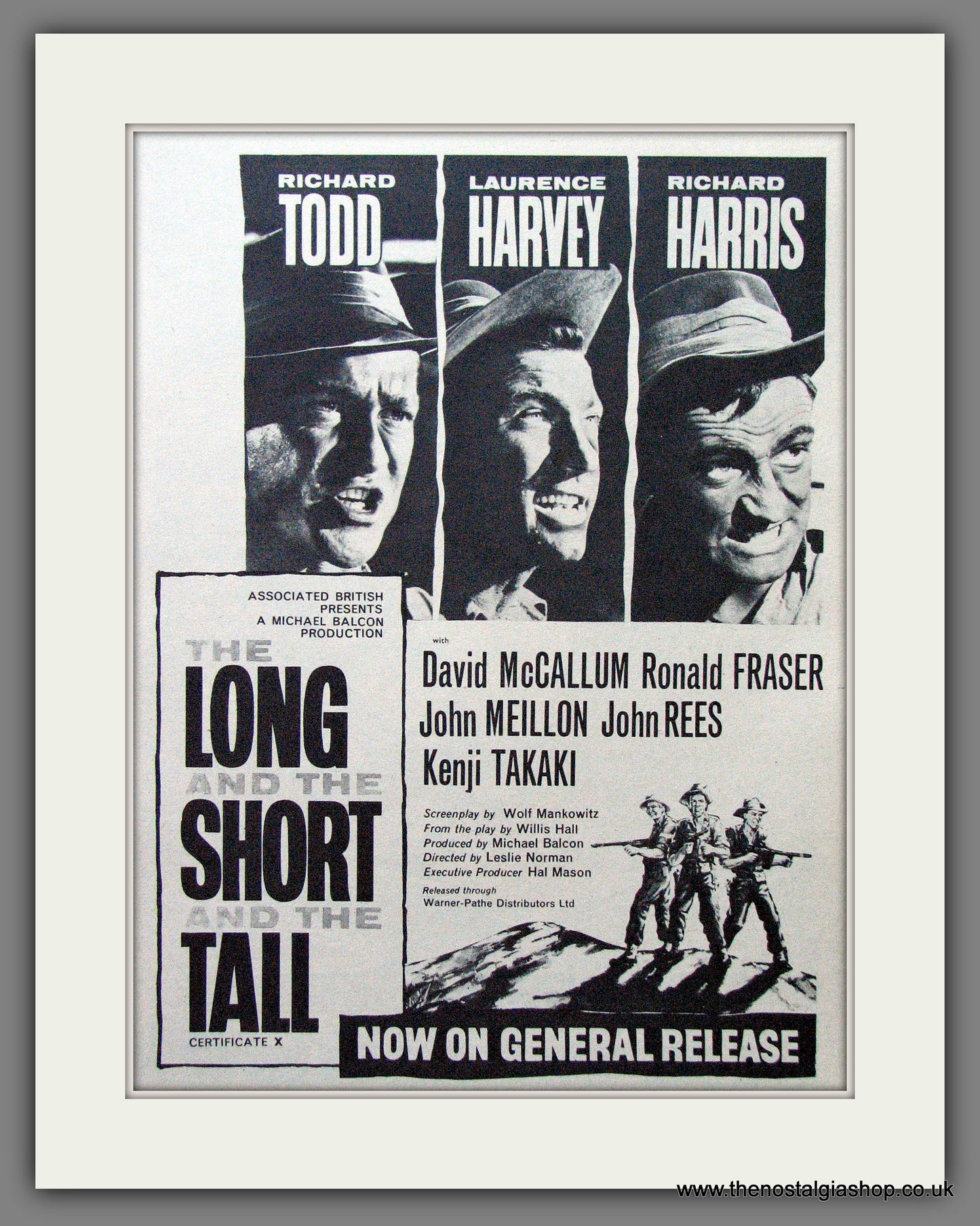 The Long and The Short and The Tall. Vintage Advert 1961 (ref AD56240)