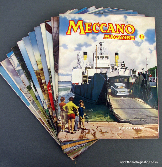 Meccano Magazines 1962. Full year 12 issues.