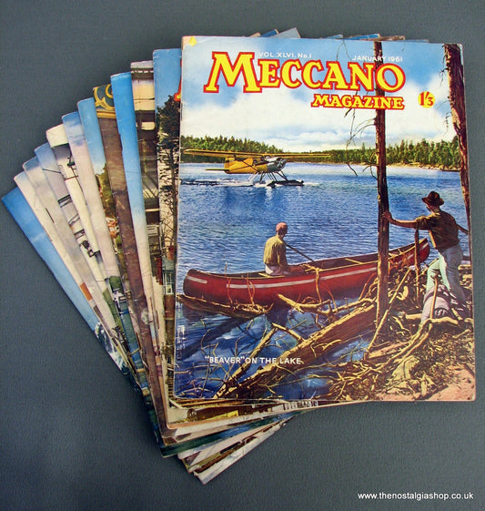 Meccano Magazines 1961. Full year 12 issues.