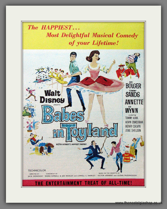 Babes In Toyland. Walt Disney. Vintage Advert 1962 (ref AD56280)