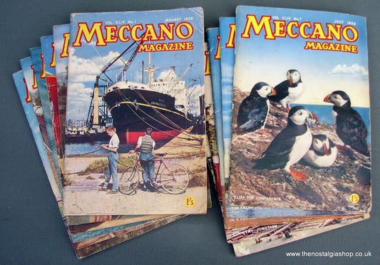 Meccano Magazines 1959. Full year 12 issues. (11 Issues, August Not Published)