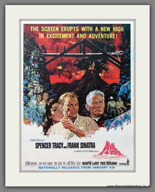 The Devil At 4 O' Clock. Frank Sinatra. Vintage Advert 1962 (ref AD56282)