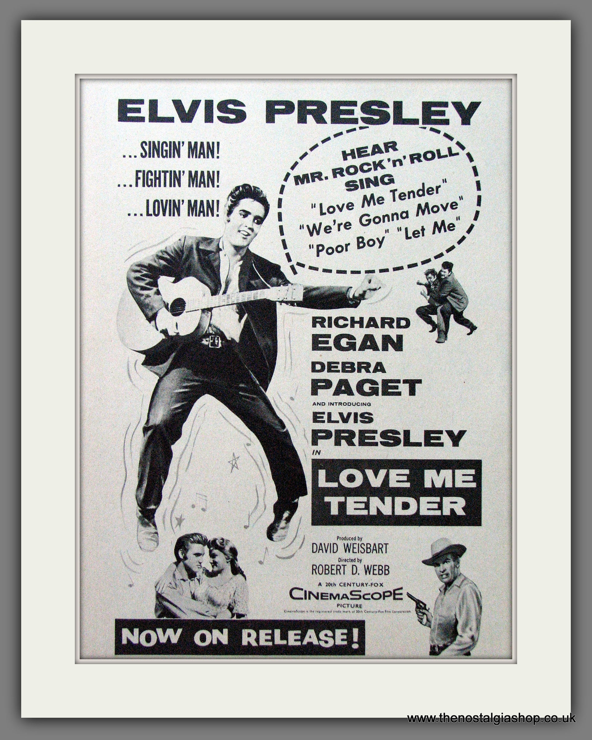 Love Me Elvis Presley's First Film! Vintage Advert 1957 (ref