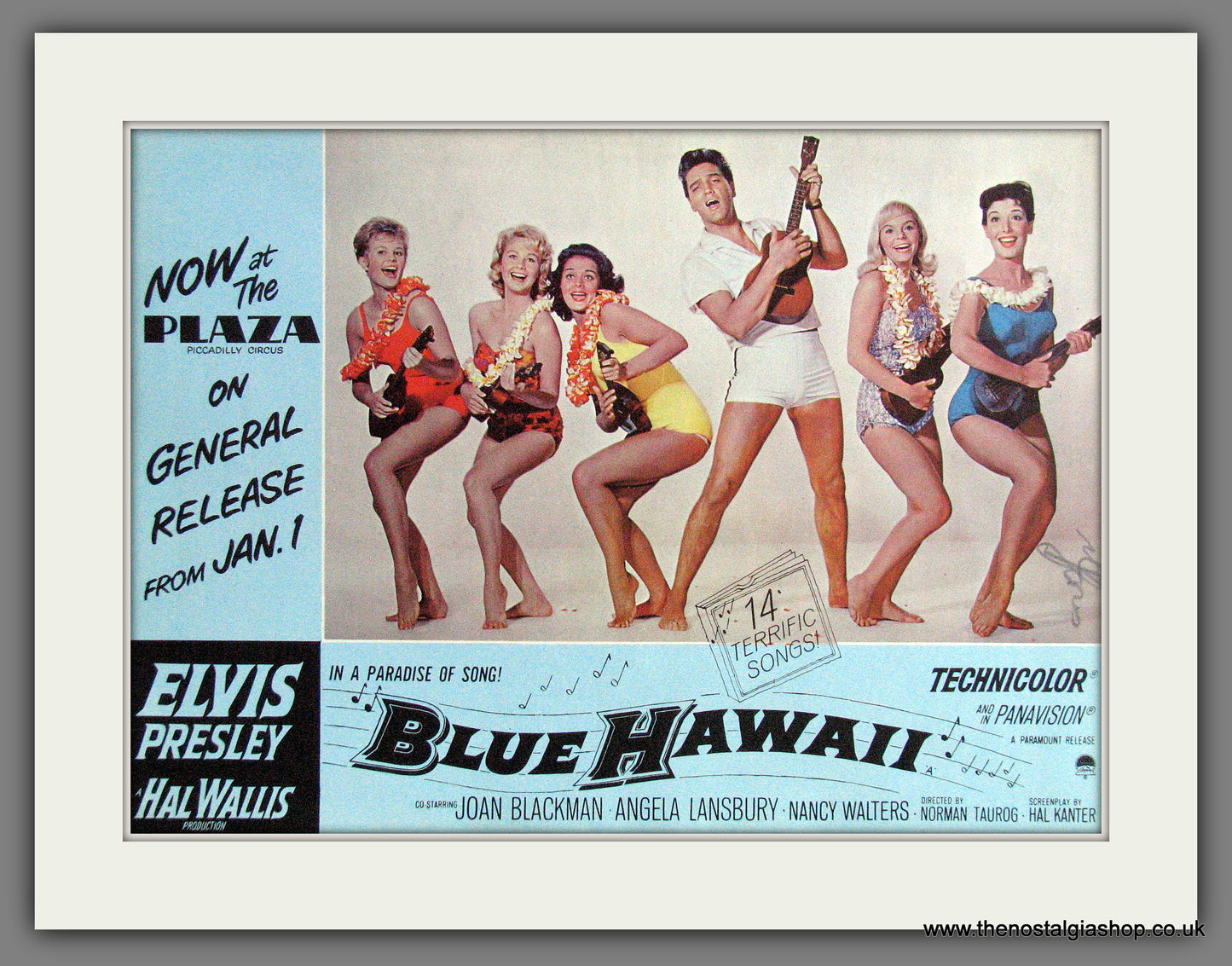 Blue Hawaii. Elvis Presley. Vintage Advert 1962 (ref AD56289)