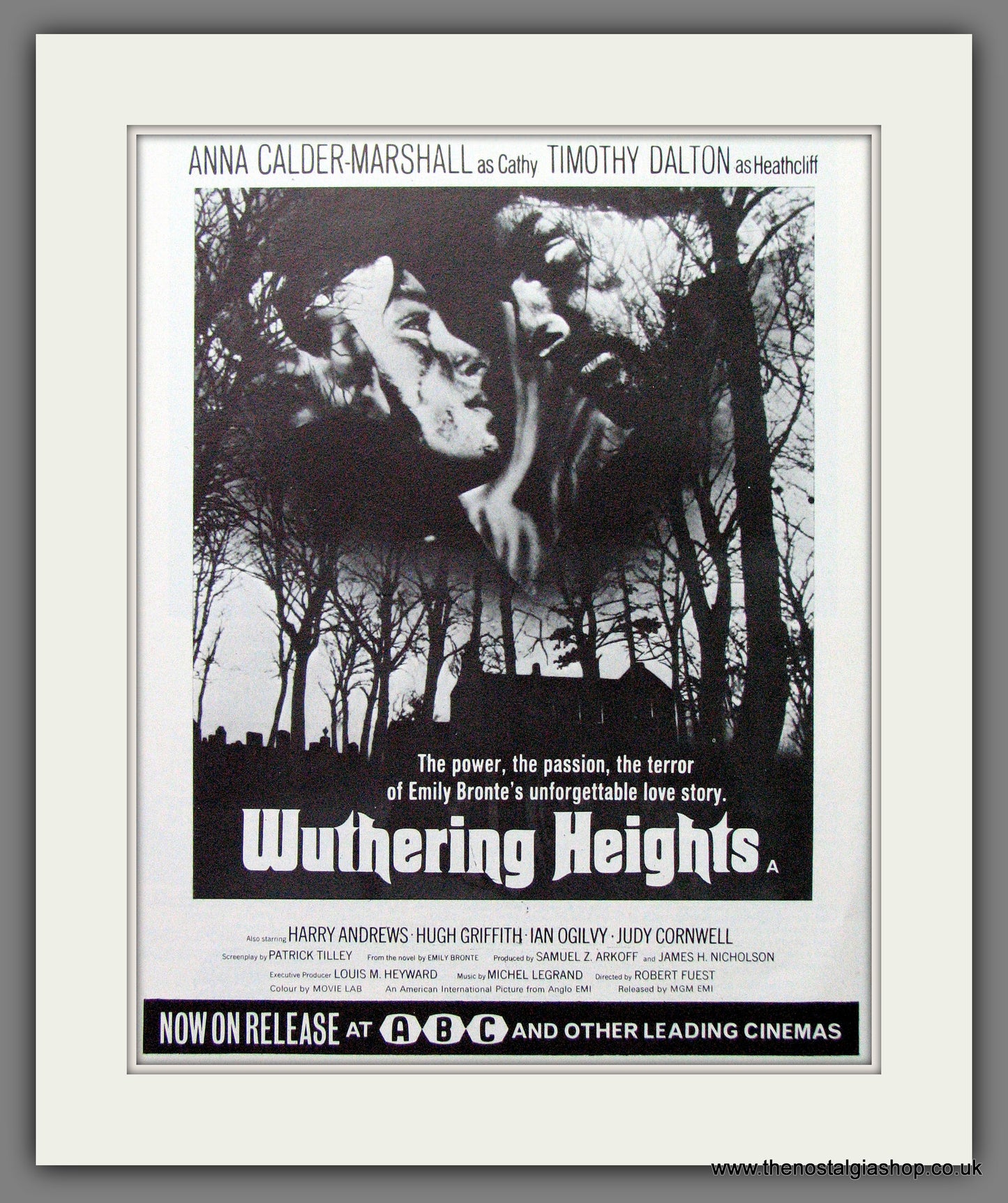 Wuthering Heights. Timothy Dalton. Vintage Advert 1971 (ref AD56316)