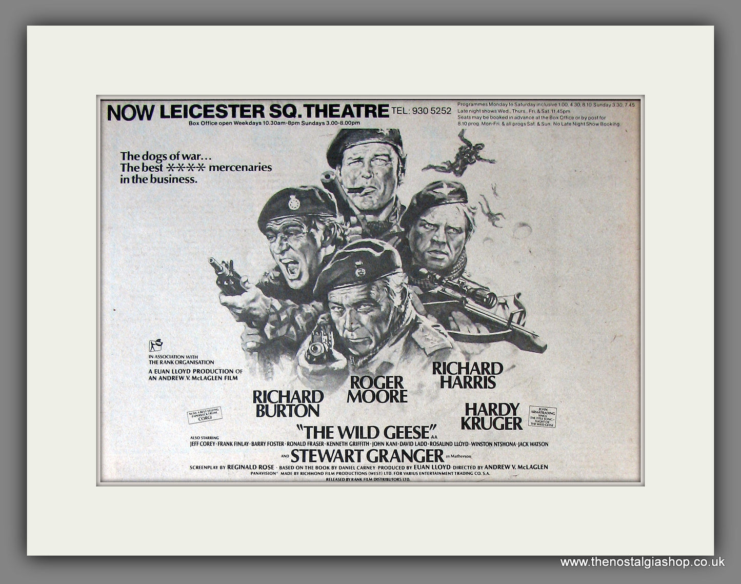 The Wild Geese. Original Advert 1978 (ref AD56235)