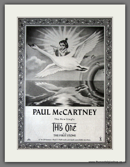 Paul McCartney. This One. Original Advert 1989 (ref AD13844)