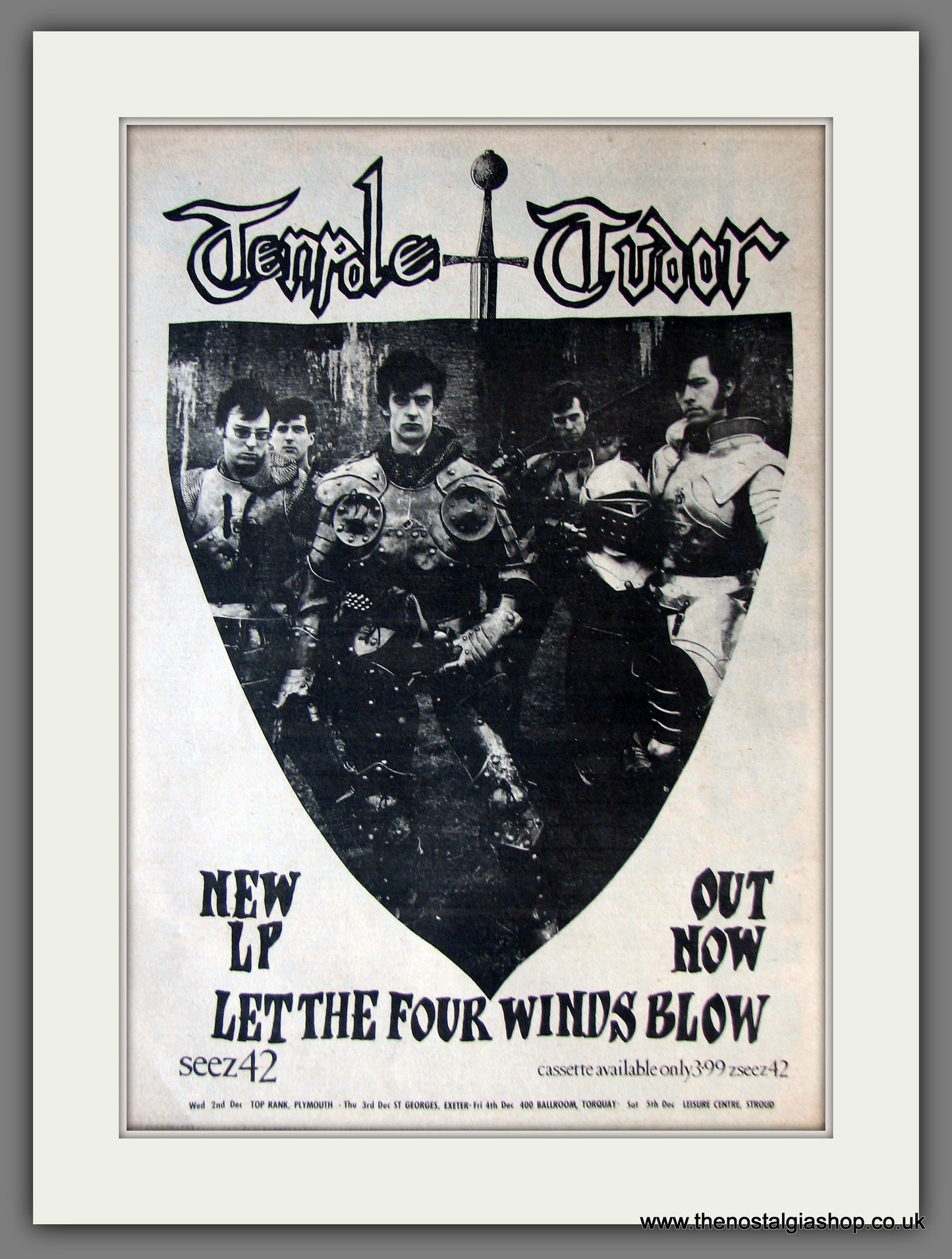 Tenpole Tudor. Let The Four Winds Blow. Original Advert 1981 (ref AD13856)