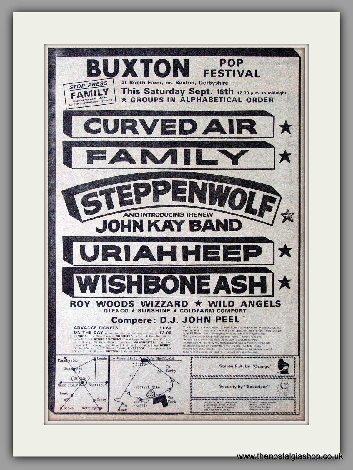 Buxton Pop Festival Steppenwolf Vintage Advert 1972 ref AD11368 buxton-pop-festival-steppenwolf-vintage-advert-1972-ref-ad11368