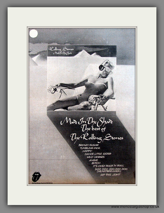 Rolling Stones. Made In The Shade. Vintage Advert 1975 (ref AD13889)